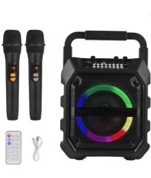 Акустика портативна Infinity Smart Audio Black + 2 мікрофони