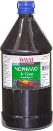 Чорнило для принтера WWM HP №10/11/82 1000г Black Pigment (H12/BP-4)