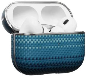 Чохол для навушників Pitaka Aramid Fiber Magnetic Case для Airpods Pro 2 Moonrise (APM2403)