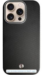 Чохол-накладка SGP PC + Leather with MagSafe для Apple iPhone 16 Pro Max Carbon