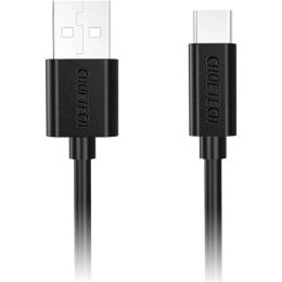 Дата-кабель Choetech AC0004 USB (тато)  -  USB Type-C (тато), 3 м Black