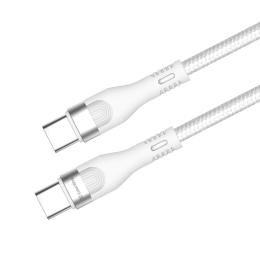 Дата-кабель ColorWay CW-CBPDCC065-WT USB Type-C (тато)  -  USB Type-C (тато), 1 м White 5.0 А