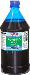 Чорнило для принтера WWM HP № 22/134/136 1000г Cyan (H34/C-4)