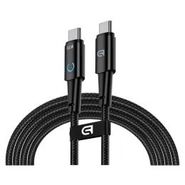 Дата-кабель ArmorStandart AT-C6 USB Type-C (тато)  -  USB Type-C (тато) 60W, 1, 2м Black (ARM75869)