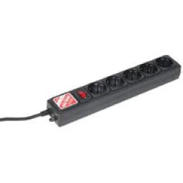 Мережевий фільтр Gembird SPG5-X-6B Black