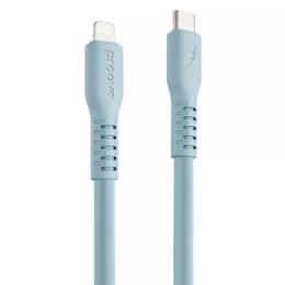 Дата-кабель Proove Eternal Type-C (тато) - Lightning (тато) 27W 2m Light Blue