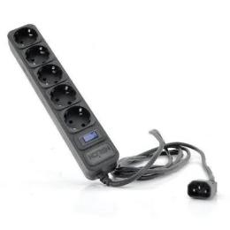 Мережевий фільтр Merlion UPS B518 Black 1,8 м, 5 розеток