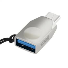 Перехідник Hoco UA9 Type-C OTG Adapter Silver