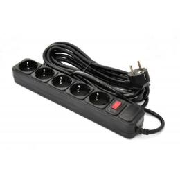 Мережевий фільтр Patron EXT-PN-SP-1655 Black 5м 5 розеток