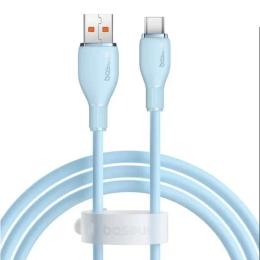 Дата-кабель Baseus P10355703311-01 USB Type-A (тато)  -  USB Type-C (тато), 2m Blue 100W Pudding Series