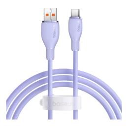 Дата-кабель Baseus P10355703511-01 USB Type-A (тато) - USB Type-C (тато), 2m Purple 100W Pudding Series