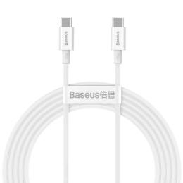 Дата-кабель Baseus P10365200211-04 USB Type-C (тато)  -  USB Type-C (тато), 2m White 100W Superior Series 2