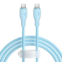 Дата-кабель Baseus P10355702311-00 USB Type-C (тато) - USB Type-C (тато), 1.2m Blue 100W Pudding Series