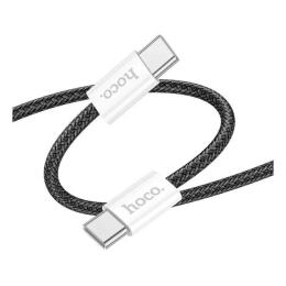 Дата-кабель Hoco X104 USB Type-C (тато)  -  USB Type-C (тато), 2m Black 60W 20V/3A