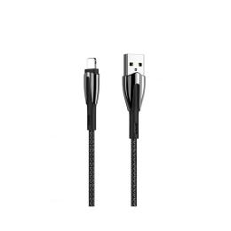 Дата-кабель Remax RC-162i USB Type-A (тато)  -  Lightning (тато), 1m Black 3A