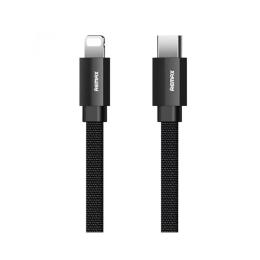 Дата-кабель Remax Kerolla RC-094c Type-C (тато)  -  Lightning (тато), 1m Black