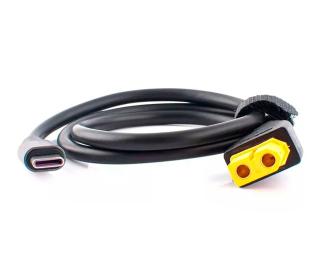 Дата-кабель ToolkitRC SC100 USB Type-C (тато)  -  XT60 (тато), 1м Black