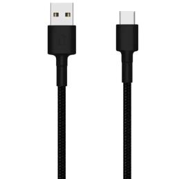 Дата-кабель Xiaomi SJX10ZM USB Type-A (тато)  -  USB Type-C (тато), 1m Black 3A