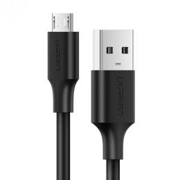 Дата-кабель Ugreen US289 USB 2.0 (тато)  -  Micro USB (тато), 0.25m Black 2A (60134)