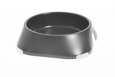 Посуд для котів Fiboo Миска без антиковзких накладок S темно-сірий (FIB0144)