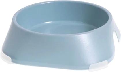 Посуд для собак Fiboo Миска з антиковзаючими накладками L блакитна (FIB0115)