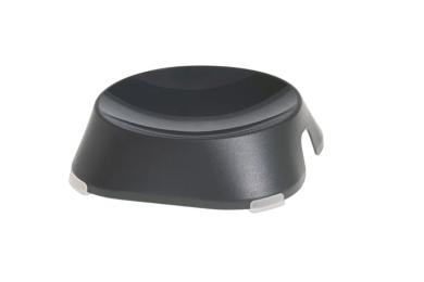 Посуд для котів Fiboo Flat Bowl миска з антиковзаючими накладками темно-сіра (FIB0094)