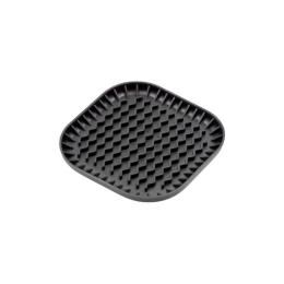 Універсальний посуд для тварин Fiboo Fiboowl килимок для злизування ласощів та їжі, S чорний (FIB0208)