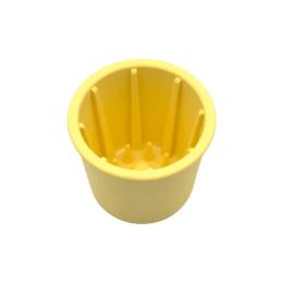 Універсальний посуд для тварин Fiboo Snack Fibeek стакан для повільного злизування ласощів та їжі, жовтий (FIB0241)