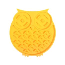 Килимок-годівниця WahoPet для собак Сова силіконова жовта