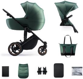 Універсальна коляска 2 в 1 Kinderkraft Prime 2 Dark Green (KSPRIM02GRE2000)