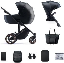 Універсальна коляска 2 в 1 Kinderkraft Prime 2 Venezian Black (KSPRIM02BLK2000)