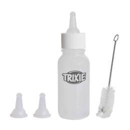 Набір Trixie Suckling Bottle Set для годування цуценят та кошенят із щіточкою та 3 силіконовими сосками 57 мл