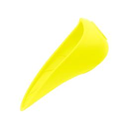 Універсальний посуд для тварин WAUDOG Silicone Поїлка-насадка на пляшку 165х90 мм жовта (50778)