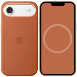 Чохол-накладка Infinity Silicone case (AAA) with Magsafe and Animation для Apple iPhone 17 Air (6.5) Terracotta