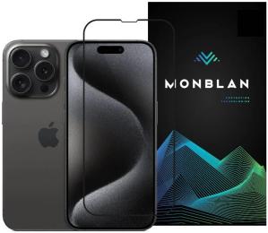 Захисне скло Monblan для iPhone 16 Pro Max 2.5D Anti Static 0.26mm Dust-Proof Black