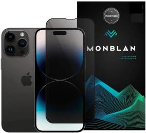 Захисне скло Monblan для iPhone 16 Pro 2.5D Anti Peep 0.26mm Dust-Proof Black