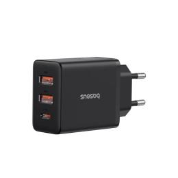 Адаптер живлення для телефона Baseus Cube Fast Charger 2U + C 30W Cluster Black P10111402113-00