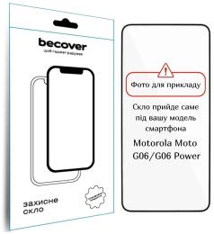 Захисне скло BeCover для Motorola Moto G06/G06 Power 4G (714364) Black