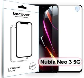 Захисне скло BeCover для Nubia Neo 3 5G (713883) Black
