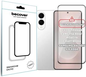 Захисне скло BeCover для Samsung Galaxy S25 Edge SM-S937 (714381) Black