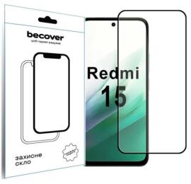 Захисне скло BeCover для Xiaomi Redmi 15 (713905) Black