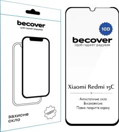 Захисне скло BeCover для Xiaomi Redmi 15С 4G/5G 10D (713908) Black