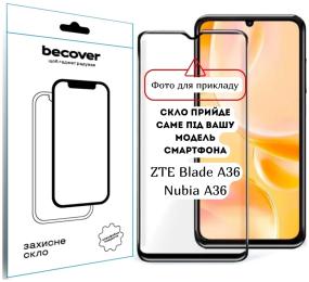 Захисне скло BeCover для ZTE Blade A36/Nubia A36 (714373) Black