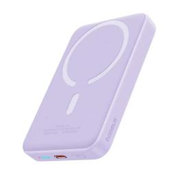 Зовнішній портативний акумулятор Baseus Magnetic Mini Air 10000 mAh 20W Purple (P10059001513-00)