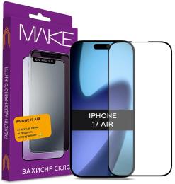Захисне скло MakeFuture MAKE для Apple iPhone 17 Air Black