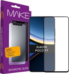 Захисне скло MakeFuture для Xiaomi Poco F7 (MGF-XPF7) Black