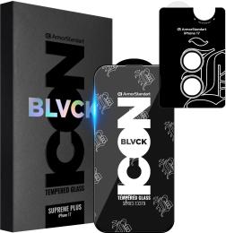 Захисне скло ArmorStandart Supreme Plus Icon для Apple iPhone 17 (ARM87860) Black