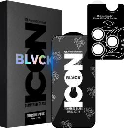Захисне скло ArmorStandart Supreme Plus Icon для Apple iPhone 17 Pro (ARM86403) Black