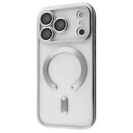Чохол-накладка Infinity Metal Matte Case with Magnetic Ring iPhone 17 Pro Max White Titanium
