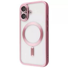 Чохол-накладка Infinity Metal Matte Case with Magnetic Ring iPhone 17 Pink